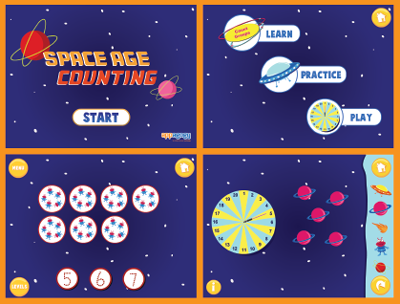 Space Age Counting Screens