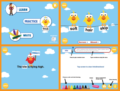 Birds on a Wire: Nouns Screens